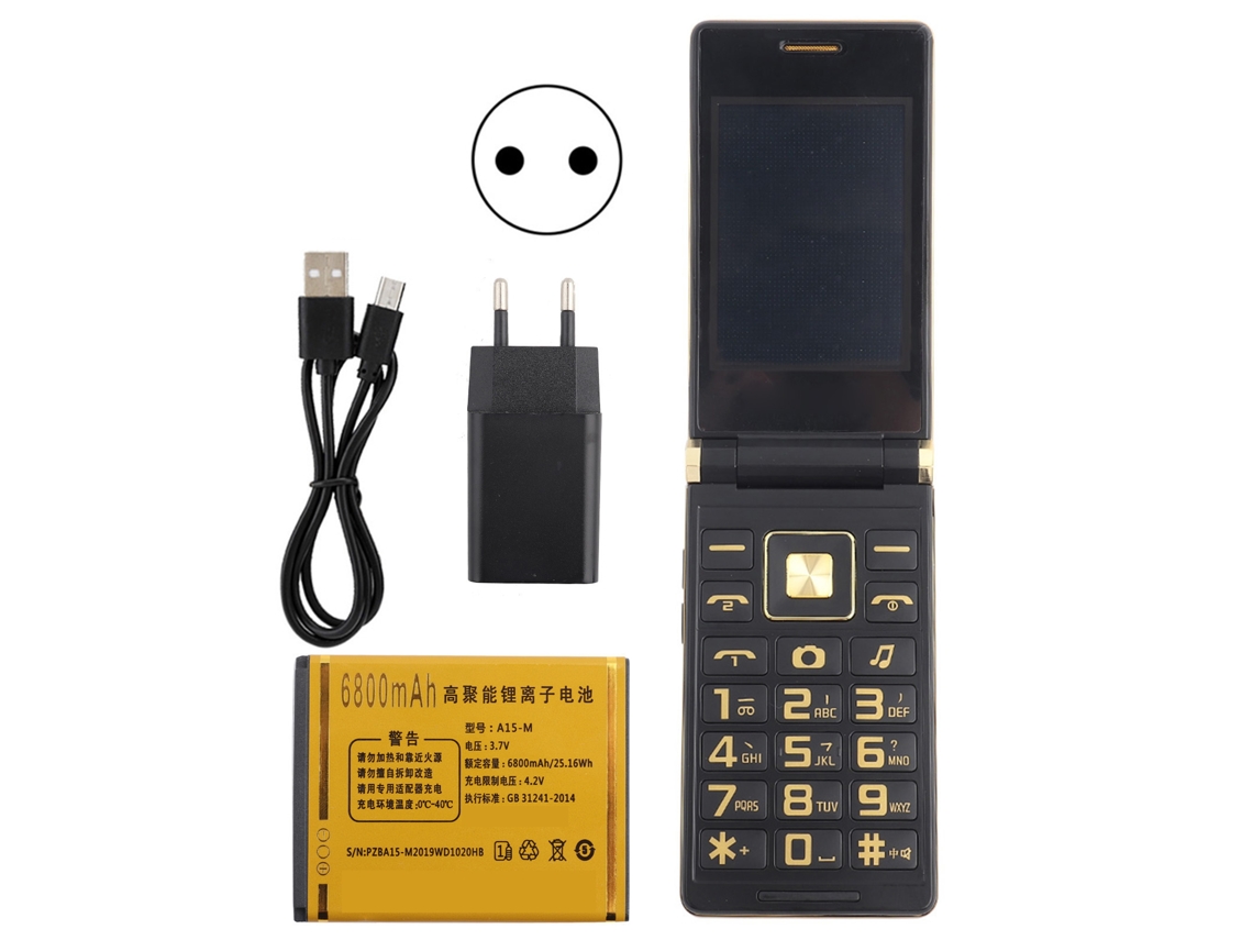 Telefone Clamshell Laxiscreed De 6.1 Polegadas Com Dual Sim Para Maior Praticidade