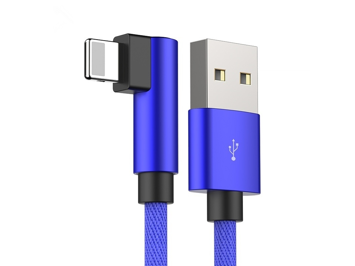 Cabo Usb de Nylon 90 Graus LAXISCREED