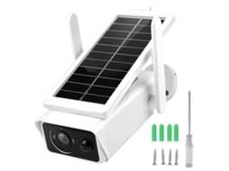 Lurelia Câmara De Segurança 1080p Solar De Baixo Consumo Wi-fi Filmadora Ip66 Resistente À Água Monitor De Vídeo Noturno
