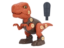 Primerox brinquedos de Dinossauro para Montar e Desmontar T Rex Interativo Plástico Educativo para Crianças