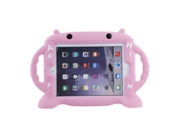 Capa De Silicone (suporte Antichoque) Para Ipad 2/3/4 De 9,7 Polegadas (rosa)