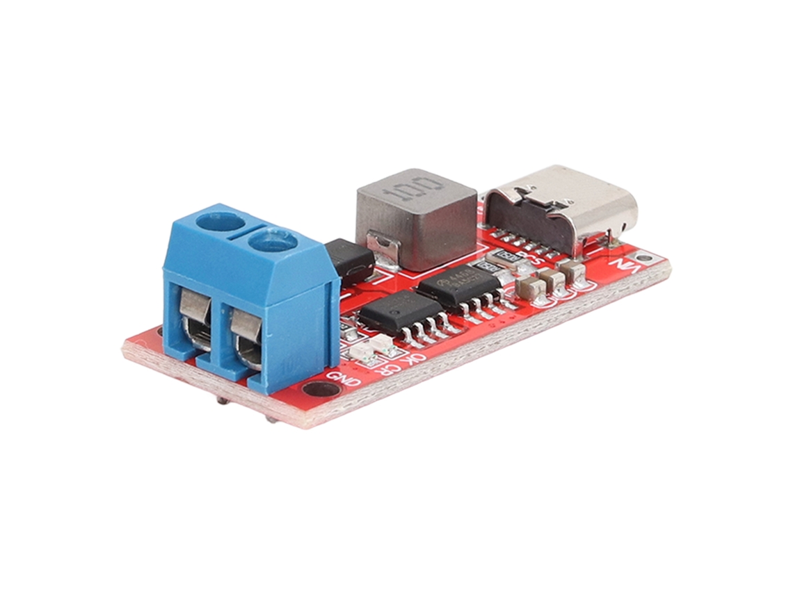 Módulo Carregador De Bateria De Lítio 3s Type C 12.6v, Entrada Dc 3‑6v, 4a, Vermelho
