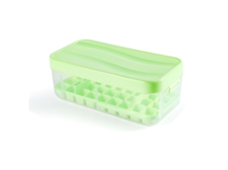 Eyf bandeja de Cubos de Gelo Silicone com Tampa e Compartimento 36 Cubos Press Type para Casa