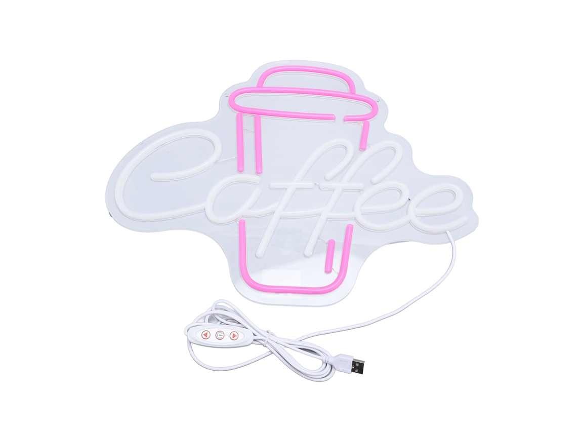 Letreiro Led Neon Usb Econômico Decoração Café