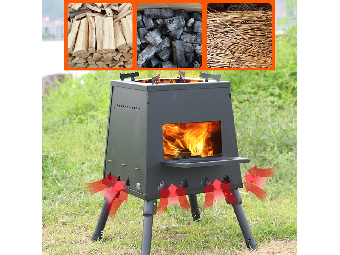 Forno Portátil de Camping Ultraleve para Cozinha a Ar Livre