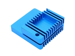 Laxiscreed Caixa Em Alumínio Azul Com Ventoinha Para Mini Router Nanopi R2s