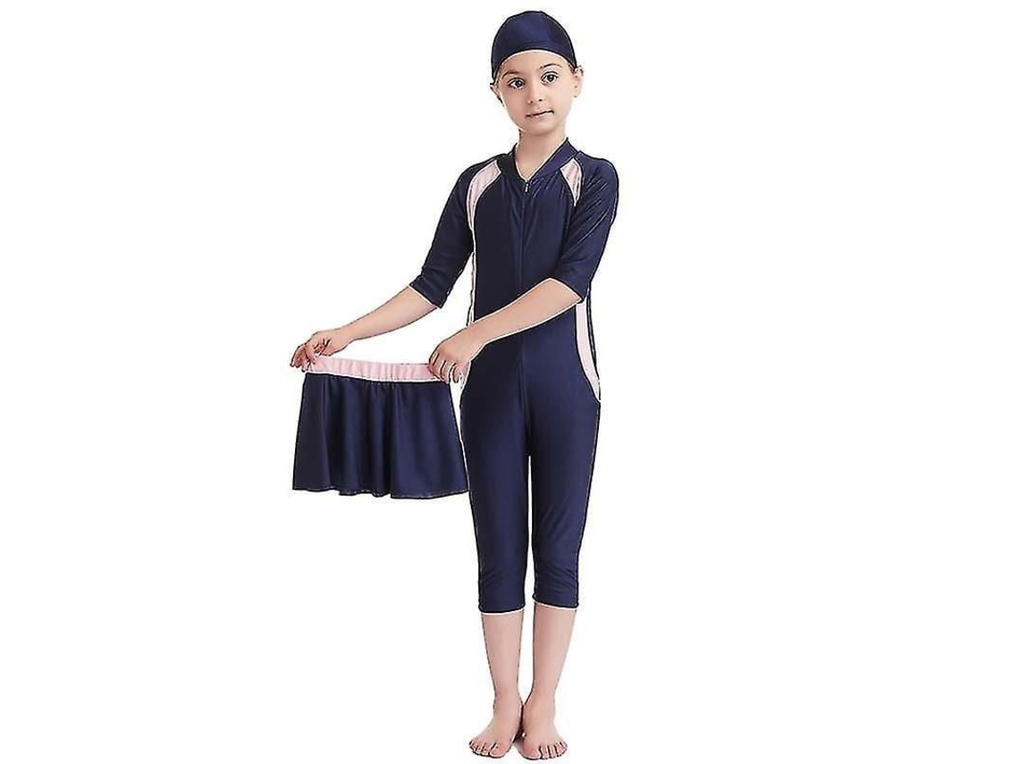 Traje de Banho Islâmico Fasst para Meninas, Modesto, Burkini | S/MARCA