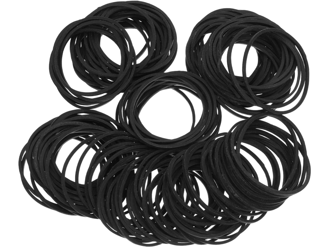Elásticos transparentes Aboofan grandes e resistentes de 4 cm, 1600 unidades, para uso em mesas e em casa, para organização e