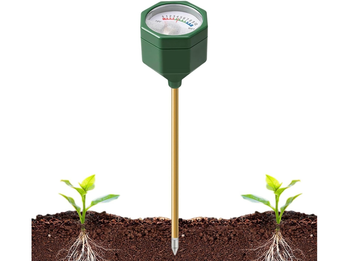 Medidor De Umidade Do Solo Testador Água Precisão Com Escala Transparente | Sensor Para Plantas Ideal