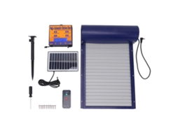 Porta Automática de Galinheiro Solar com Sensor de Luz, Temporizador e Controlo Remoto LAXISCREED
