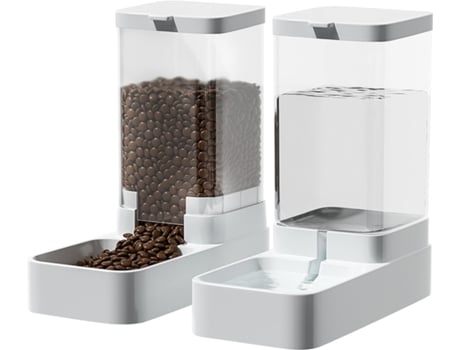 Alimentador E Bebedouro Para Animais De Estimação Por Gravidade (3,8l)