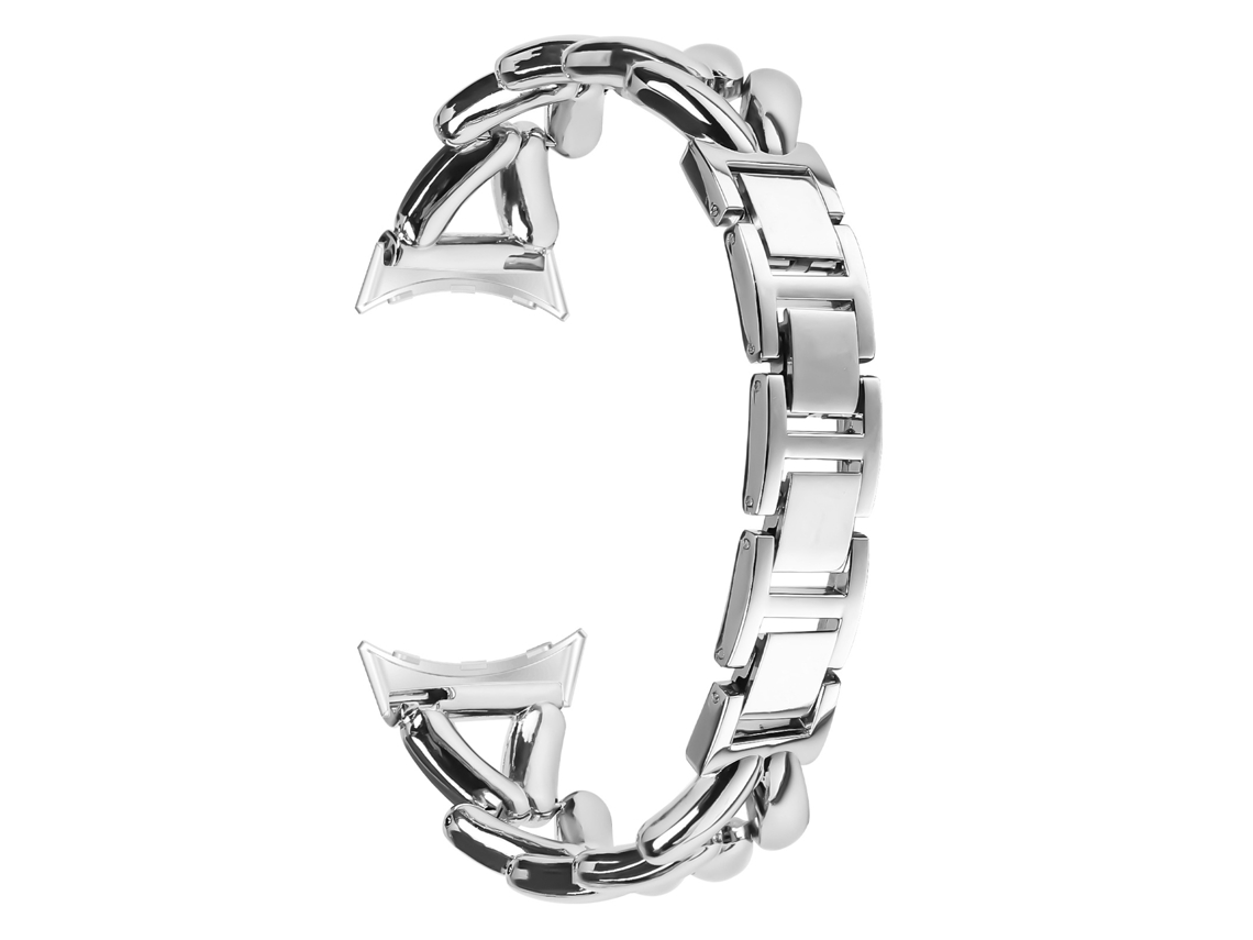 Pulseira para Google Pixel Watch 1/2/3, universal, unissex, em metal, 41 mm (banhada a ouro) czhhmart