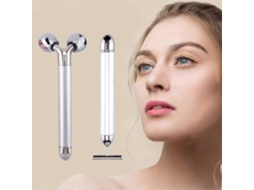 Massageador Facial 2 em 1 Yyh com Rolo 3d e Formato de T para Lifting Antirrugas GOKOCO (prata)