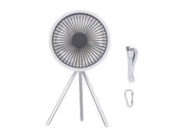 Ventilador Tripé Laxiscreed Para Uso Em Camping, Ao Ar Livre Com Carregamento Sem Fio