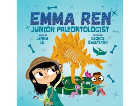 Livro Emma Ren Junior Paleontologist Fun and Educational STEM Book for Kids de Jenny Lu (Inglês)