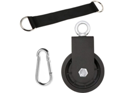 Polia de treinamento com alça de nylon, estrutura metálica, fixa, conjunto de ginástica suspensa, S/MARCA