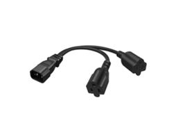 Lurelia Cabo De Alimentação C14 Para Nema 5-15r, Preto, 30cm