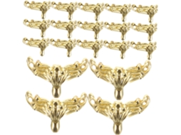 Popetpop 20 Peças Pés Decorativos Retrô Para Caixas De Joias, Elegantes Bases Para Guarda Roupas E Cômodas