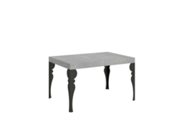 Mesa Extensível Paxon 120/380x90 Cm Com Pés Antracite. Itamoby