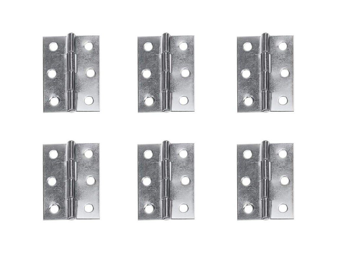 Cerniere móveis 10pcs aço inox 52*87mm para janelas, armários, conectores prateados S/MARCA