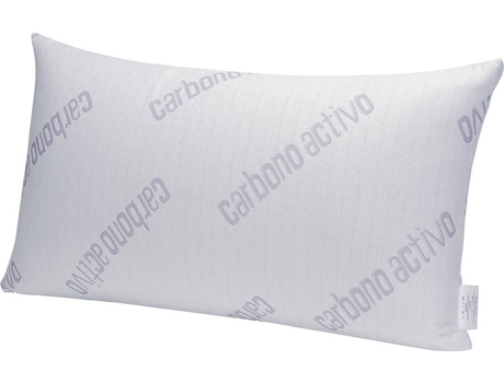 Almofada  Viscoelástica com Carvão Ativado Anti-Stress (70X40Cm) Branco
