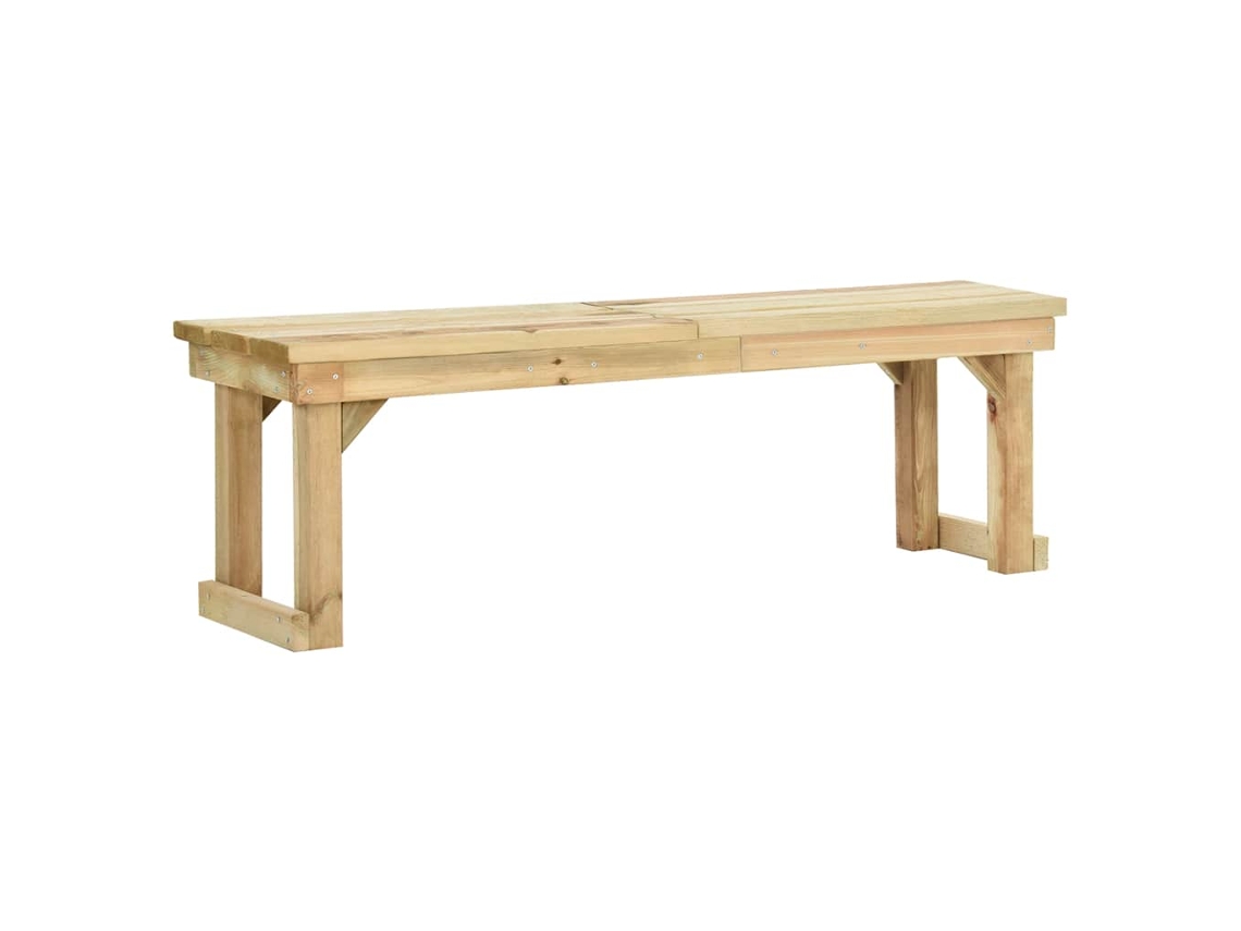 Vidaxl Banco De Jardim 140 Cm Pinho Impregnado