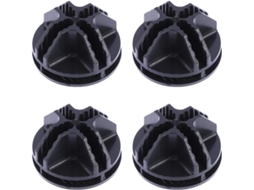 Conjunto De 50 Conectores Combinados Em Abs Preto Para Gabinetes