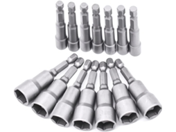 Suporte Para Chave De Fenda 6 A 19 Mm - Adaptador Bits, Sextavado Furadeira Manual, Porca D -aquaforge