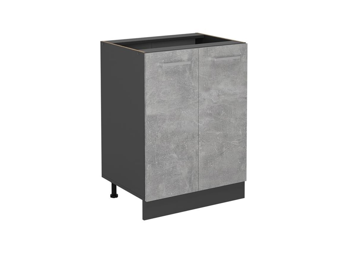 Movel baixo de cozinha R-Line, 60cm sem PT, Betão, Antracite VICCO