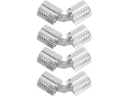 Artibetter Conjunto De 4 Dobradiças Invisíveis Latão 8mm Com Abertura 180° Para Portas Armário, Dobradiças Ocultas E