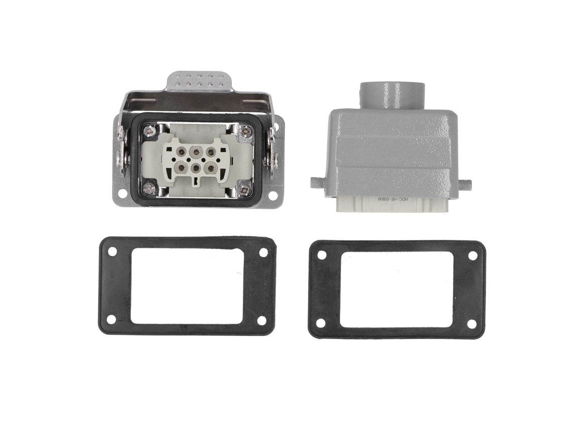 Laxiscreed Conector Industrial À Prova De Água Com 6 Contactos Para Aviação