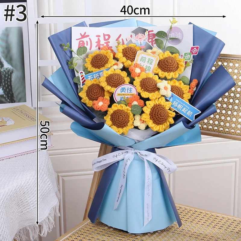 Buquês De Crochê Prontos, Buquês Artificiais, Buquês De Crochê, Presentes Perfeitos
