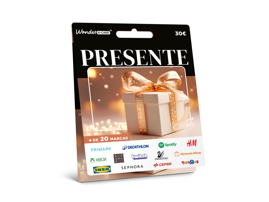 Cartão Presente LIFECOOLER Wonder E-card Presente 30€ (Físico)