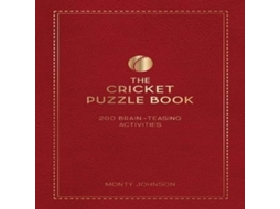 Livro Cricket Puzzle Book de Monty Johnson (Inglês)
