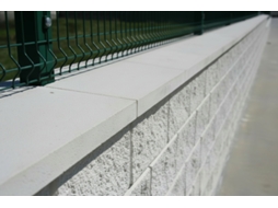 Cobremuro Em Betão Branco Vetonek 27x50x5 Cm / Branco / 66 Unidades (33 Ml)