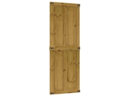 Porta de Celeiro Corona Castanho Mel 80 X 210 Cm MAISON EXCLUSIVE