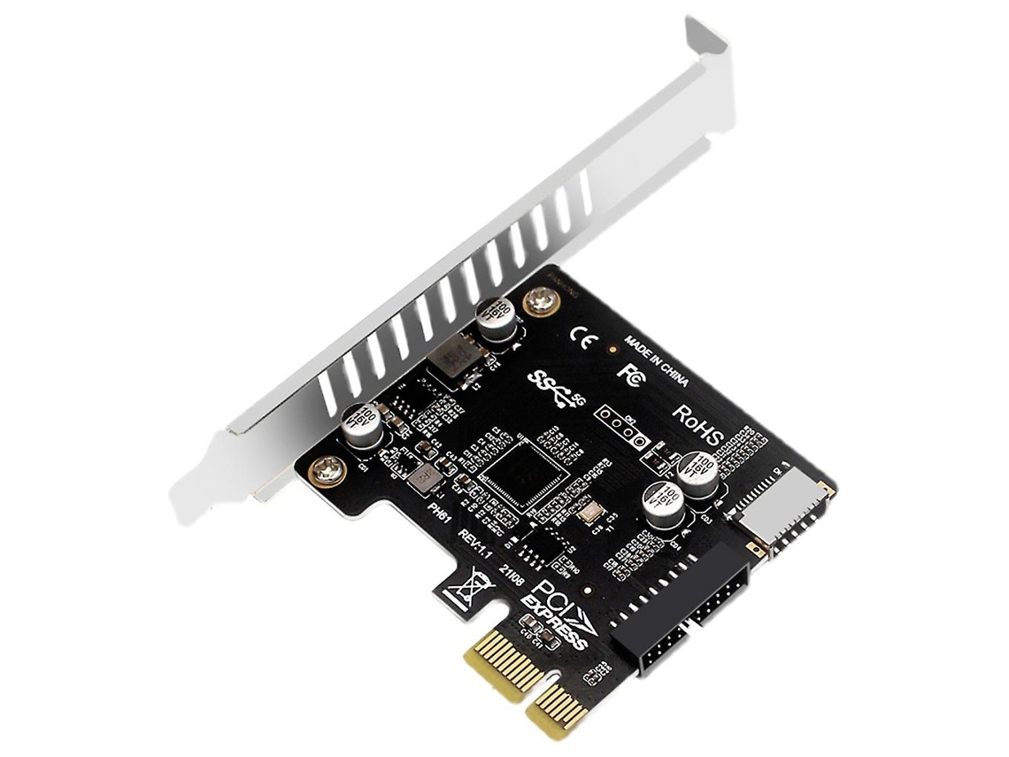 Pci-e Para Usb 3.0 Placa De Expansão De 2 Portas Pci Para Cartão Add-in Expresso Usb Interno