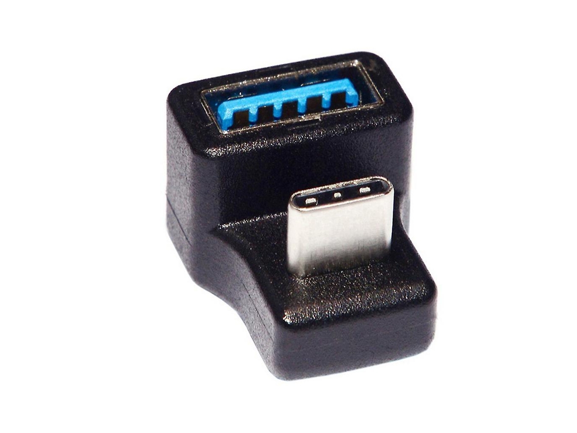 Adaptador Usb 3.0 Fêmea para Usb Otg Tipo C para Conversor Usb 3.0 180 para Cima e para Baixo ALLINLESS