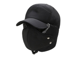 Gorro de Inverno Beanie com Capa Facial, Impermeável, Quente, com Orelhas, para Homem, Ciclismo, Esqui ao Ar Livre