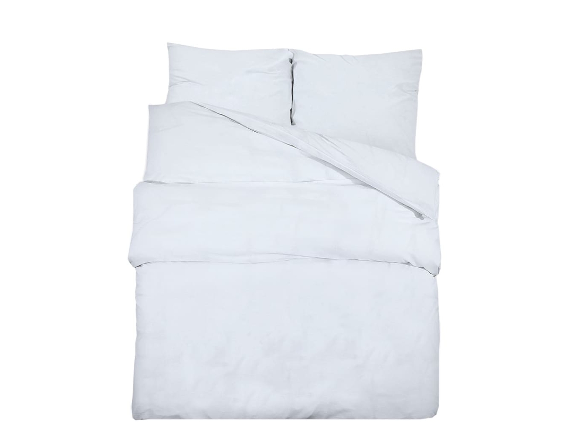 Duvet Cover Set, Duvet Cover Sets Vidaxl Branco Algodão (135 X 200 Cm + 80 X 80 Cm)
