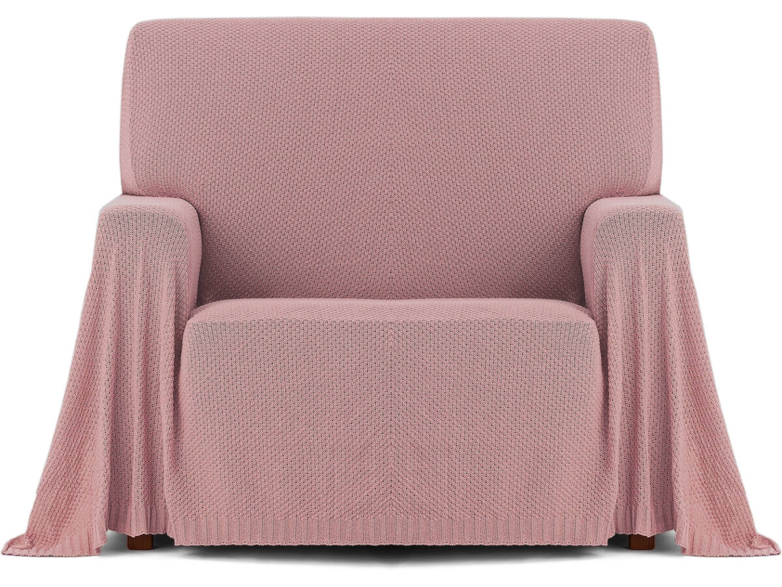 Plaid EYSA Cotonet (130 x 160 cm - Algodão - Rosa)