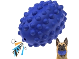 2026 brinquedo Indestrutível para Cães de Borracha Natural, Brinquedo Úmido com Sabor de Carne Bovina, Escova Dental para Cães