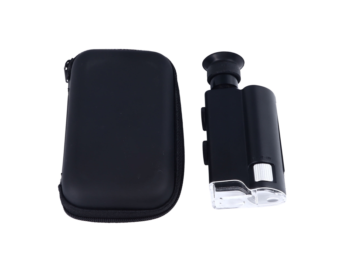 Microscópio Clip para Celular 50x com Luz LED | S/MARCA