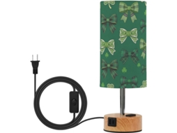 Luminária De Mesa Junzan Touch Com Conectores Usb C + A, Lâmpada Led Inclusa, Ideal Para Dormitórios Universitários, Cor