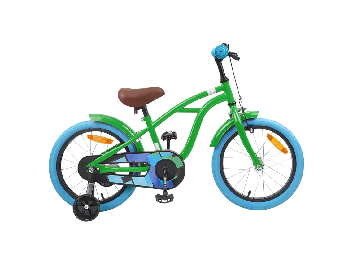 Vidaxl Bicicleta Infantil 16 Polegadas Para Crianças De 4 A 6 Anos