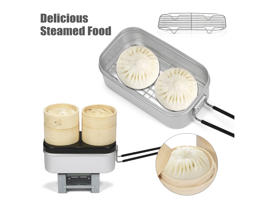 Conjunto de Cozinha Camping com Estufa e Acessórios