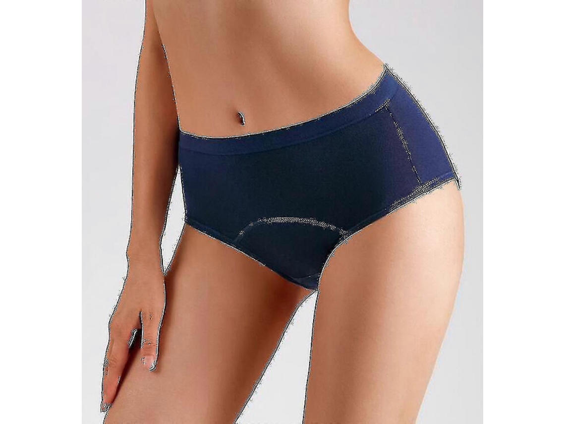 5 Peças Calcinha Feminina Algodão Anti Vazamento Período Menstrual
