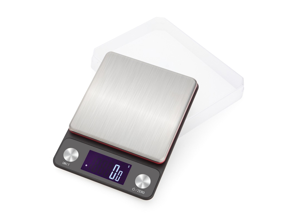 Balança de Cozinha AQUAFORGE para Joias, Alta Precisão, Visor LCD