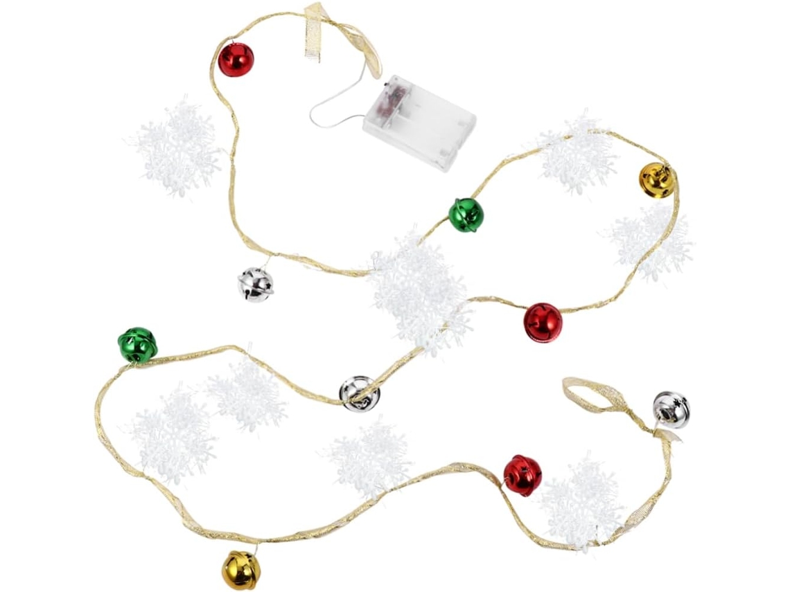 Cordão De Luzes De Natal Em Led, Enfeite Luminoso Para Decoração De Festas Natalinas, Guirlanda De Lâmpadas Temáticas. Cordão De Luzes Gokoco