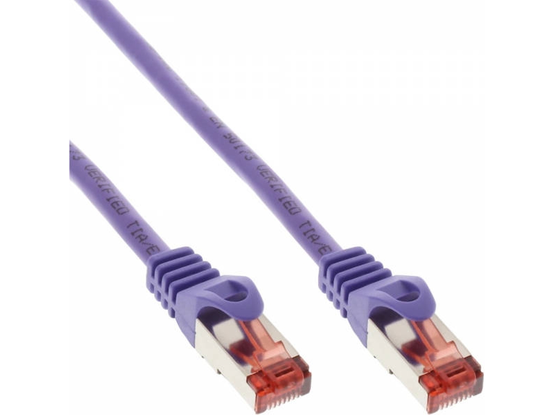 Cabo de Rede INLINE (RJ45 - 1.5 m - Roxo)